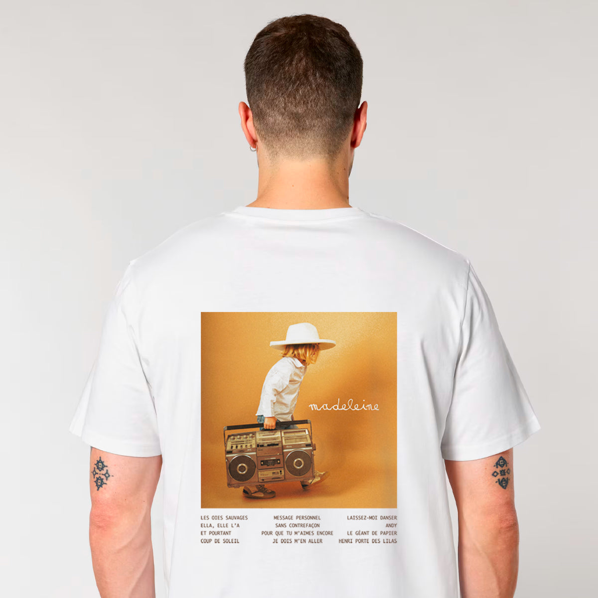 Tee shirt Yann Muller Madeleine Blanc