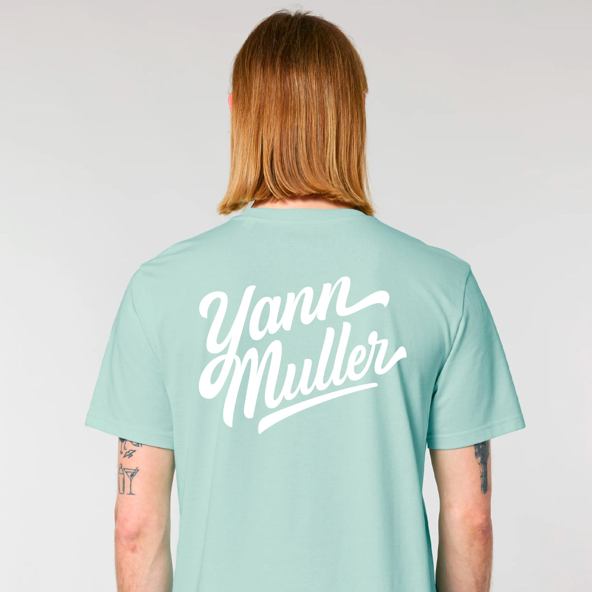 Tee shirt Yann Muller Bleu Caraïbes