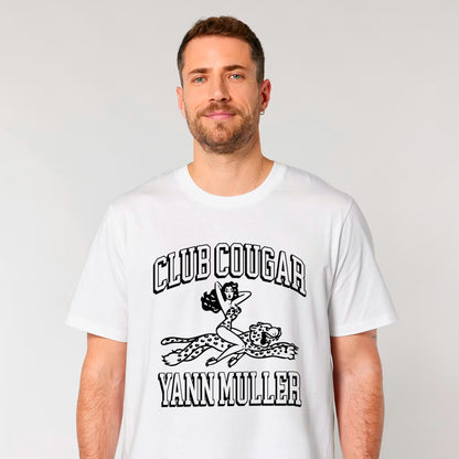 Tee shirt Yann Muller Rodeo Club Cougar Puff Blanc