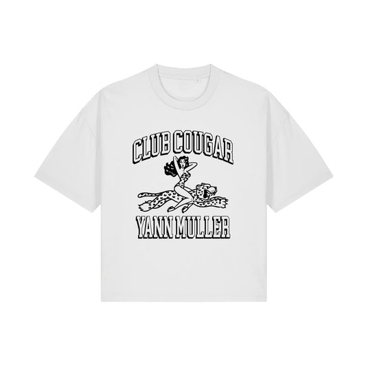Tee shirt Oversize Yann Muller Rodeo Club Cougar Puff Fille
